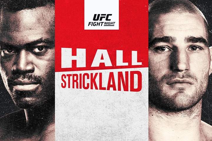 UFC on ESPN: Hall Vs. Strickland Fight Card: Prediction, Pos...