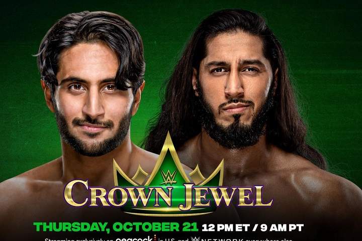 WWE Crown Jewel 2021: Mansoor Vs. Mustafa Ali Full Match & W...