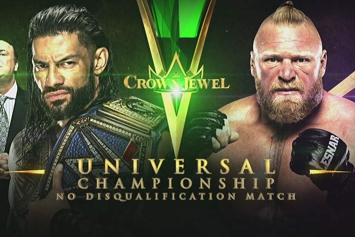 Roman Reigns Vs. Brock Lesnar To Be No DQ Match At Crown Jew...
