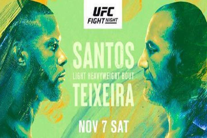 UFC Fight Night: Santos vs. Teixeira Fight Card, Prediction ...