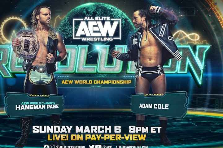 AEW Revolution 2022 Results: 'Hangman' Adam Page (c) Vs. Ada...