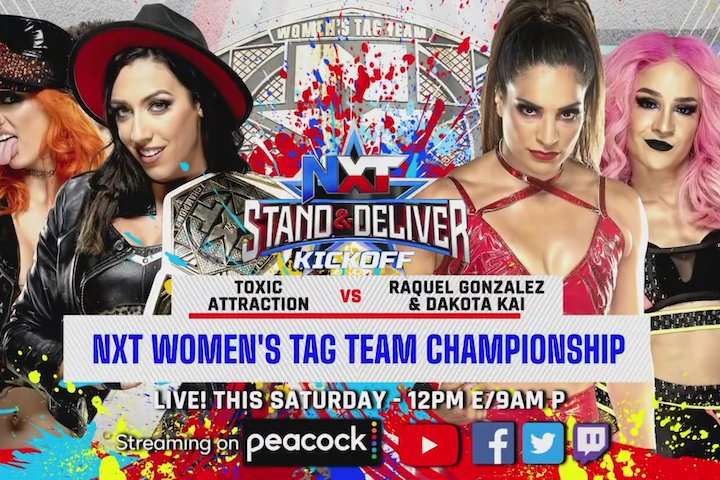 WWE NXT Stand & Deliver Kickoff Match Announced