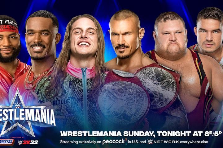 WWE WrestleMania 38 Results: RK-Bro Vs. The Street Profits V...
