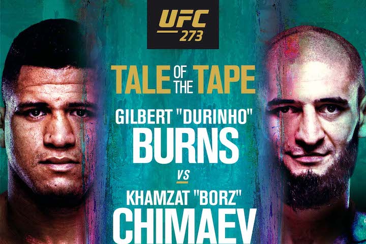 UFC 273 Results: Gilbert Burns Vs Khamzat Chimaev Full Match...