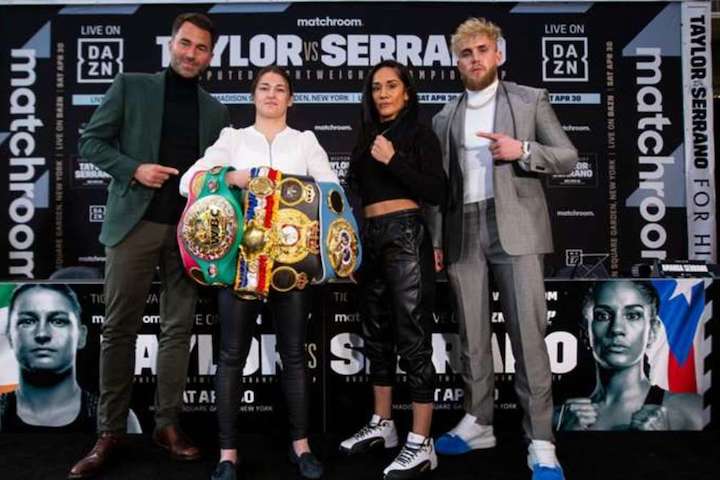 WWE Teaming With DAZN To Promote Katie Taylor-Amanda Serrano...