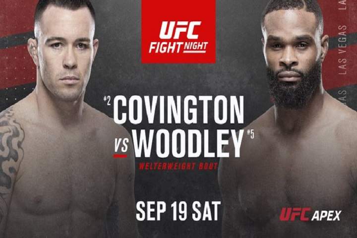 UFC Fight Night: Covington Vs. Woodley Fight Card, Sep. 19, ...