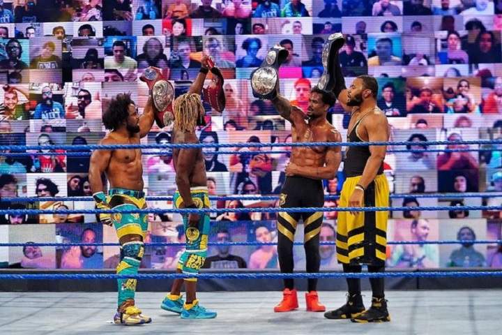 WWE Survivor Series 2020: Raw Tag Team Champions The New Day...
