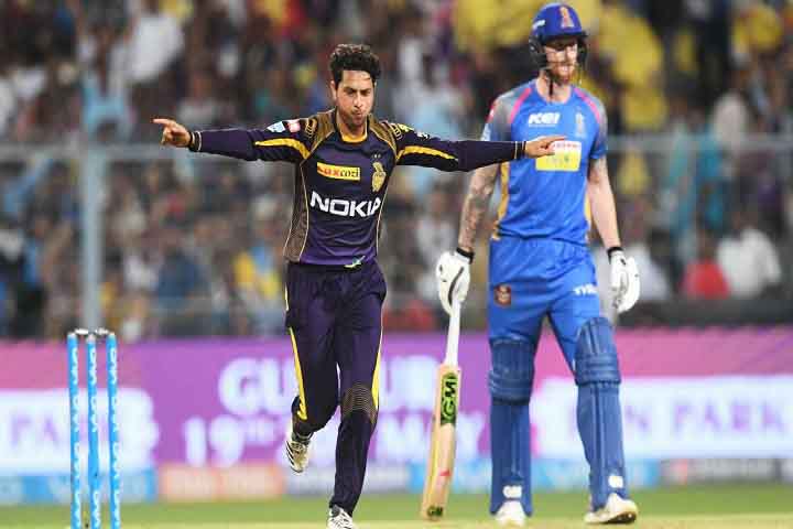 Kuldeep spun RR to gain two points for KKR