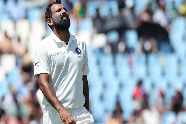 Shami out of Afghanistan Test after failing in yo-yo test