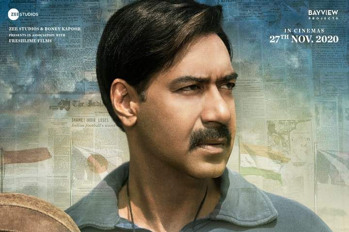 The First Look Poster of Maidaan featuring Ajay Devgn