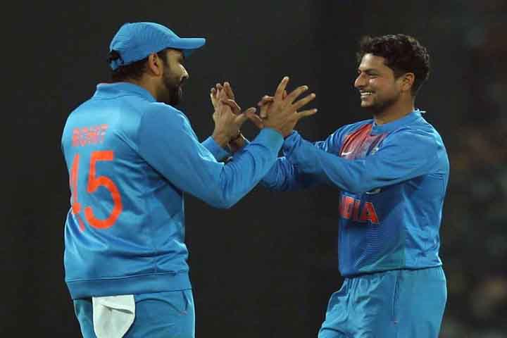 Rohit, Spinners guide India to an easy win