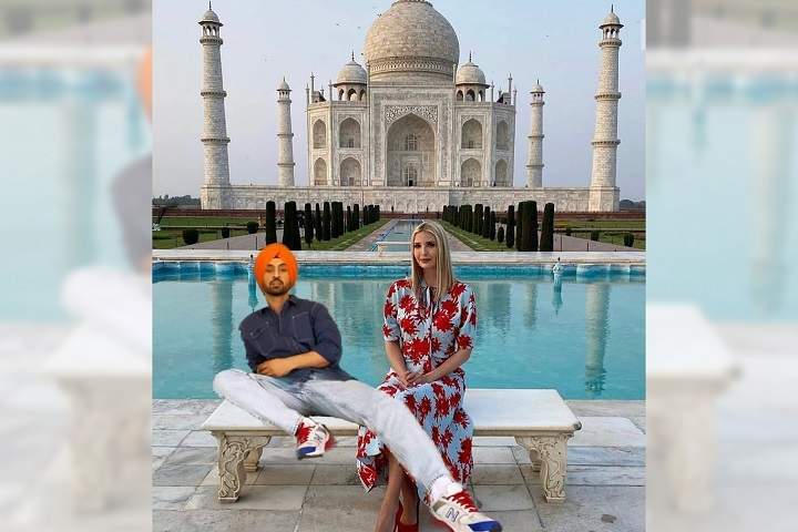 Diljit Dosanjh photoshops himself with Ivanka Trump