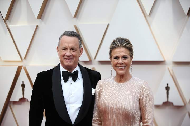 Tom Hanks, wife Rita Wilson test positive for COVID-19 (Ld)