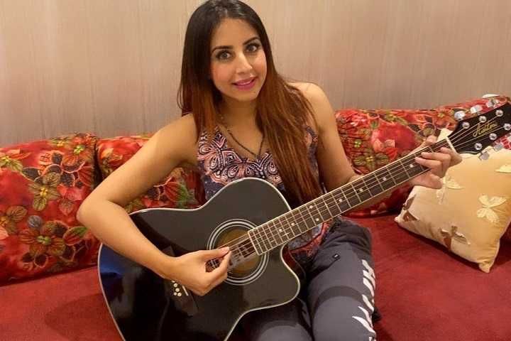 Lockdown diaries: Sanjjanaa Galrani learns guitar