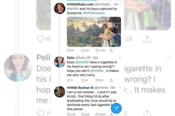 If Hrithik was Krrish, he'd decimate COVID and cigarettes