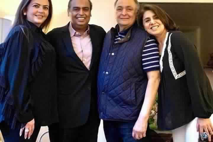 Neetu Kapoor thanked Ambani family for taking care of late R...