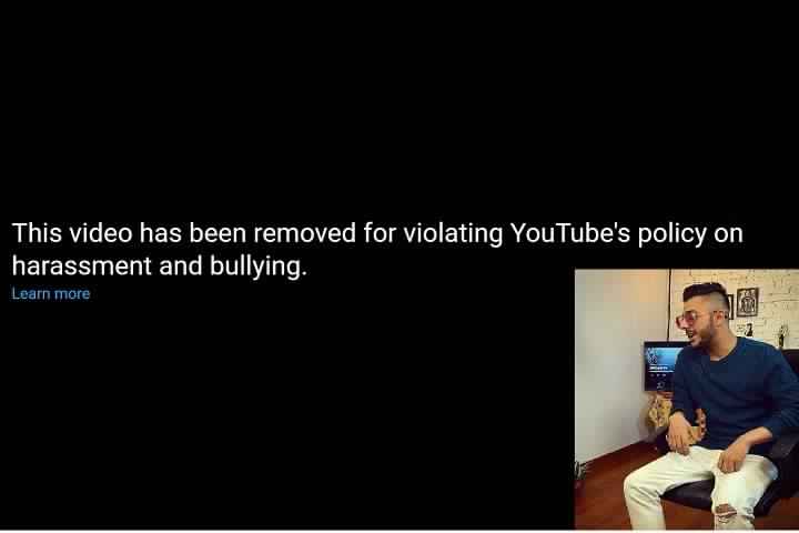 CarryMinati Viral Video Deleted for Violating YouTube's poli...