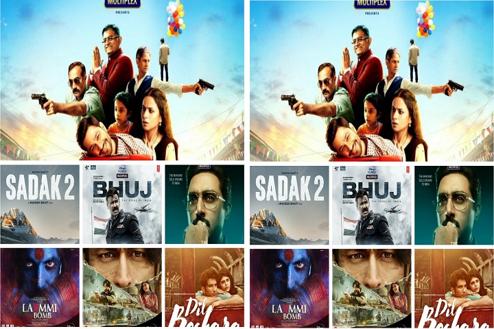 The first look posters of Dil Bechara, Laxmmi Bomb, Bhuj, Sa...