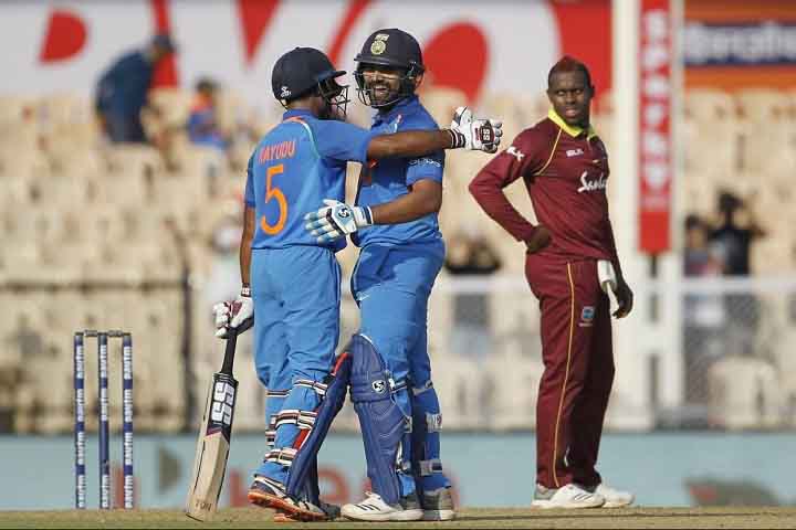 Rohit, Rayudu Power India To A Massive Win