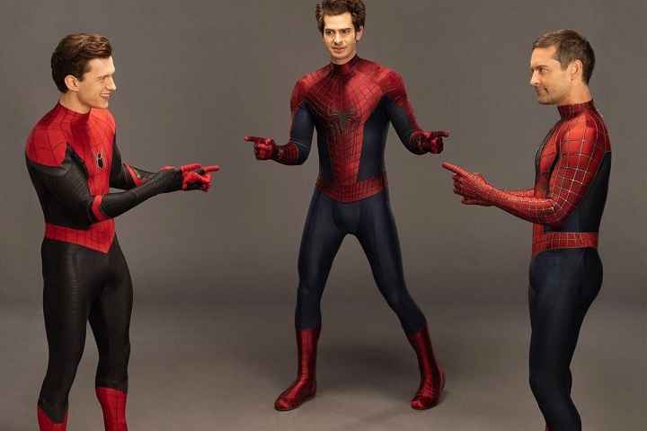 Spider-Man Trio Of 'No Way Home' Re-Create Iconic Meme To Pr...