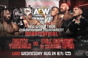Death Triangle Vs. Will Ospreay And Aussie Open Set For 8/24 AEW Dynamite