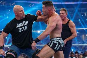 Austin Theory Says His Stunner Sell At WWE WrestleMania 38 Is The Best Stunner S...