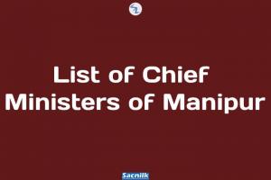 List of Chief Ministers of Manipur