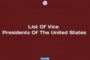 List Of Vice Presidents Of The United States