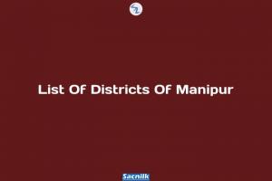 List Of Districts Of Manipur