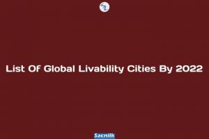List Of Global Livability Cities By 2022