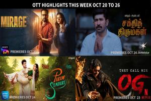OTT Releases This Week Oct 20 to 26