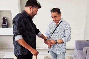 Kamal Haasan Hypes Up His 'Indian 2' With Director Shankar