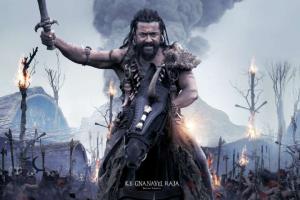 Makers Unveil Suriya's Warrior Look In The First Look Poster From 'Kanguva'