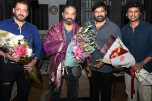 Chiranjeevi And Salman Khan Felicitate Kamal Haasan For Spectacular Success of '...